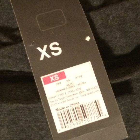 ⭐️🍎 Long Heather Grey Skirt with side slit by Mossimo - Picture 12 of 13